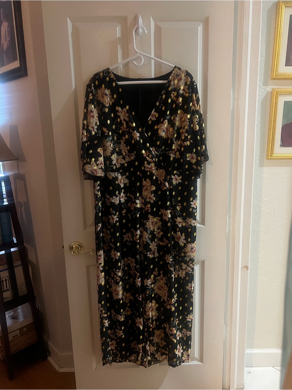 SHEIN Plus Size Floral Wide-Leg Jumpsuit  4XL - US 18-20)